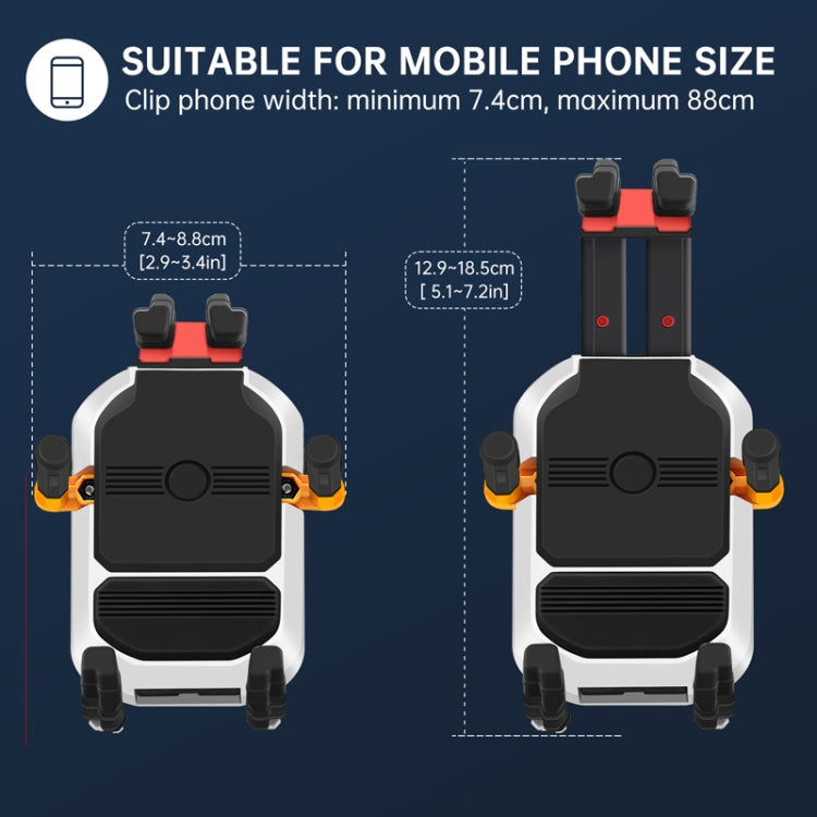 Colorful Motorcycle Shock-absorbing Navigation Mobile Phone Holder