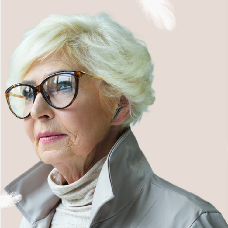 1pair Rechargeable In-Ear Hearing Aid Elderly Sound Amplifier