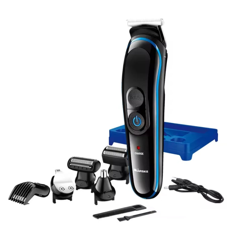 MARSKE MS-5010 Electric Hair Clipper 5 In 1 Multi-function Shaver Rechargeable Styler