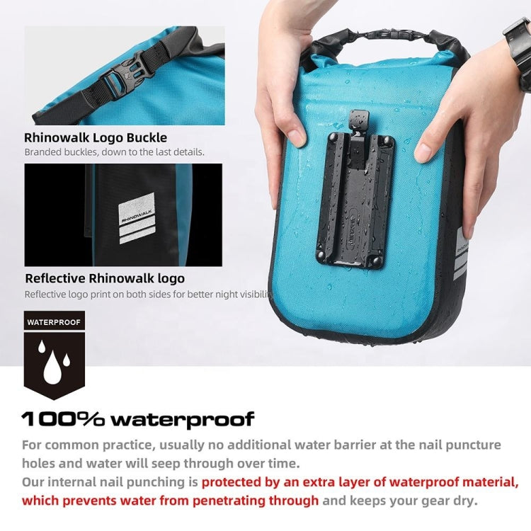 Rhinowalk RK406 6L Outdoor Cycling Quick-release Buckle Waterproof Bicycle Front Fork Bag