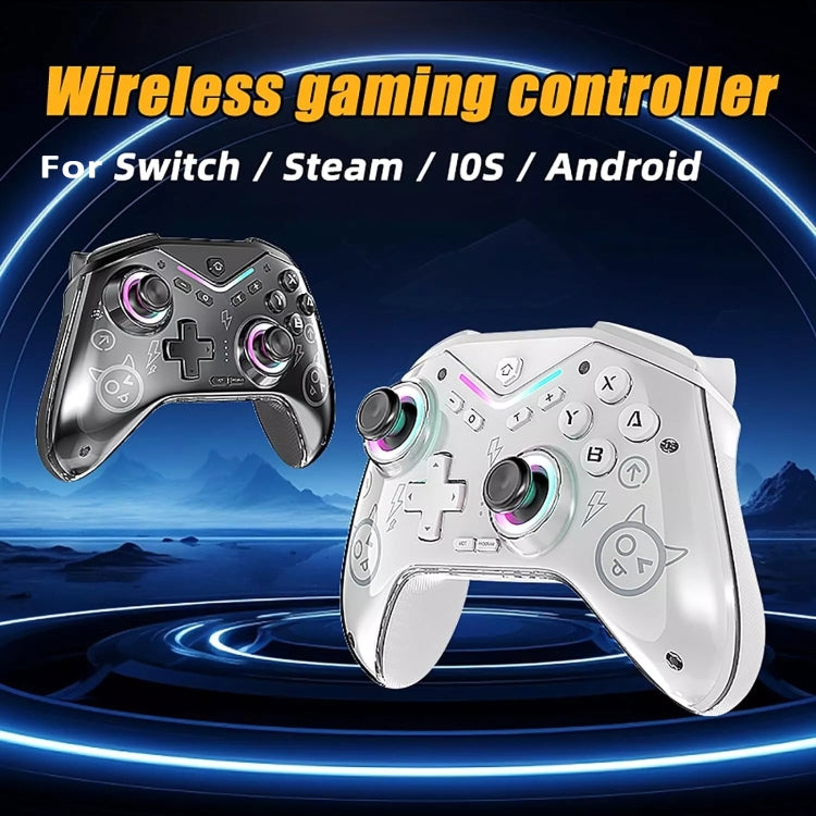 CM-619  Bluetooth Game Controller Programmable with RGB Lights for Switch / Steam Deck / PC / IOS / Android