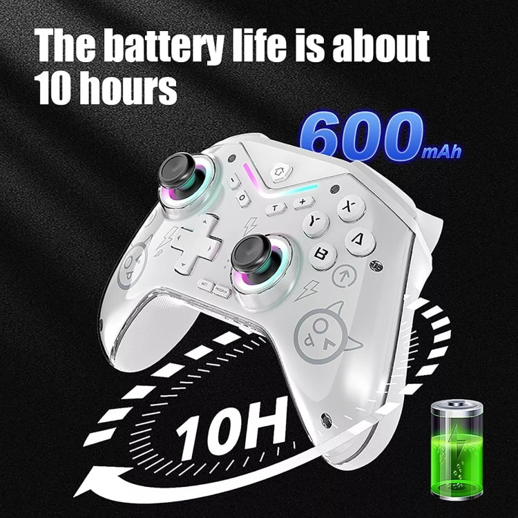 CM-619  Bluetooth Game Controller Programmable with RGB Lights for Switch / Steam Deck / PC / IOS / Android