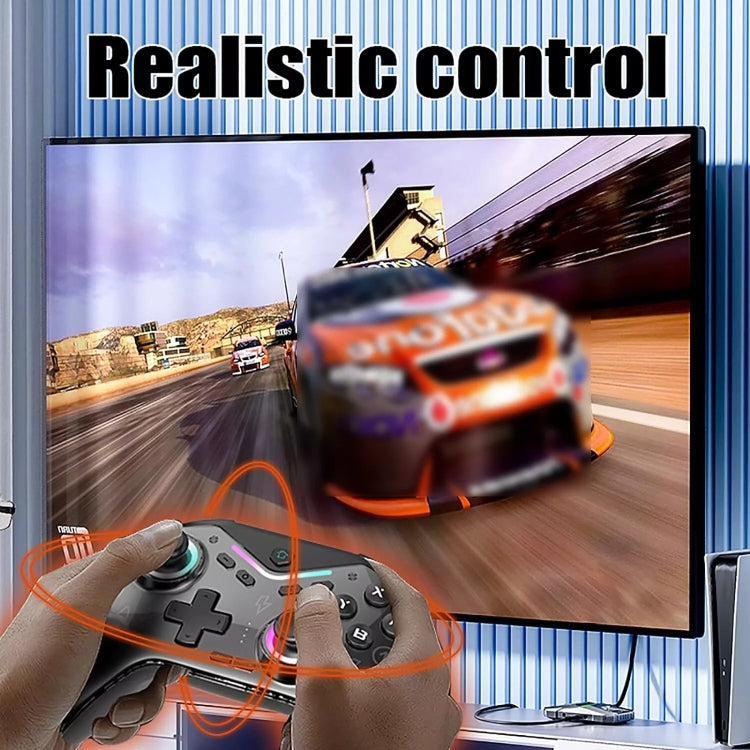 CM-619  Bluetooth Game Controller Programmable with RGB Lights for Switch / Steam Deck / PC / IOS / Android