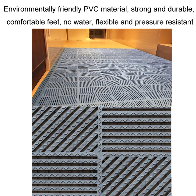 Bathroom Floor Mats Non-slip Hydrophobic PVC Hollow Dirt-resistant Foot Mats