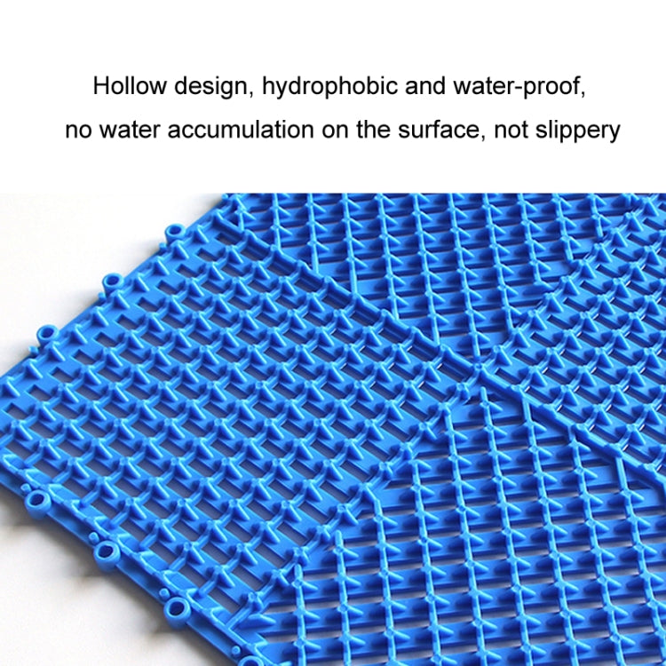 Bathroom Floor Mats Non-slip Hydrophobic PVC Hollow Dirt-resistant Foot Mats