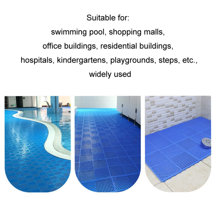 Bathroom Floor Mats Non-slip Hydrophobic PVC Hollow Dirt-resistant Foot Mats