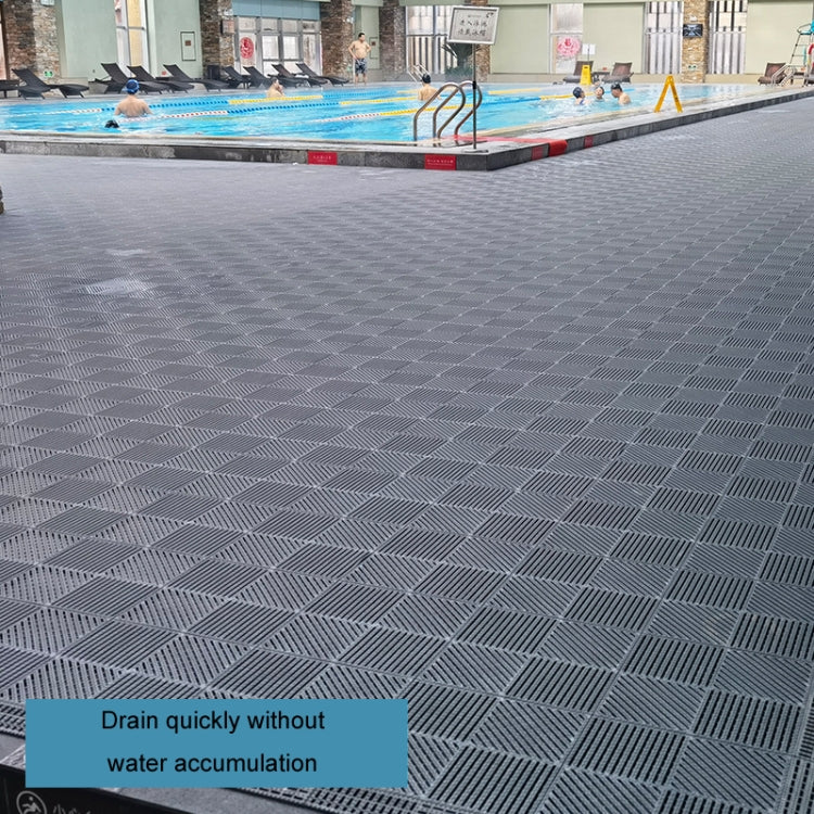 Bathroom Floor Mats Non-slip Hydrophobic PVC Hollow Dirt-resistant Foot Mats