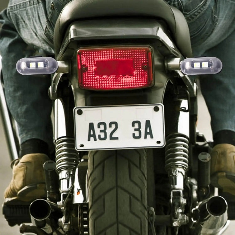 Wireless Remote Control Motorcycle Universal Colorful Flashing Warning Light