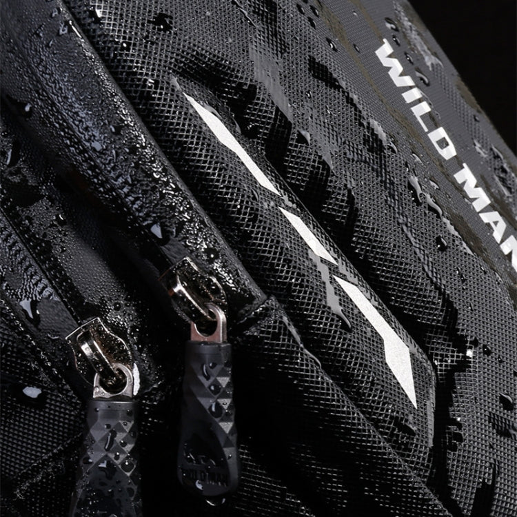 WILD MAN L1 3L Outdoor Motorcycle Riding Hard Shell Waist Bag Sports Cross-body Bag