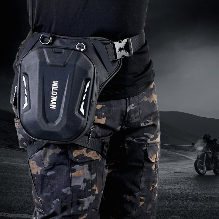 WILD MAN L1 3L Outdoor Motorcycle Riding Hard Shell Waist Bag Sports Cross-body Bag