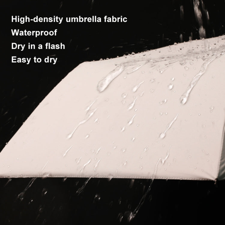 24 Bones Vinyl Folding Umbrella Sunny and Rainy Fully Automatic Sun Shading Umbrella