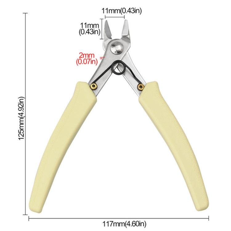Stainless Steel Tip And Diagonal Cutting Pliers Nail Removing Drilling Cutters
