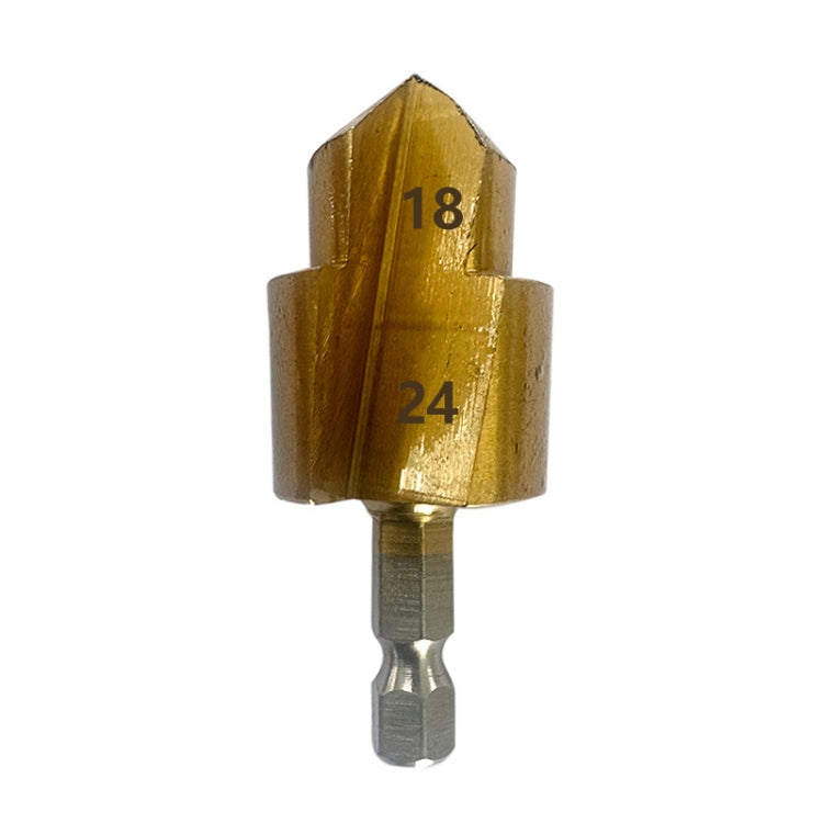 Hexagonal Shank PPR Step Drill Bits Leak Repairing And Connecting Tools
