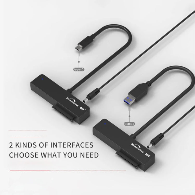 Blueendless US35 USB3.0 To SATA Adapter 2.5 / 3.5-Inch Hard Drive SSD Reader