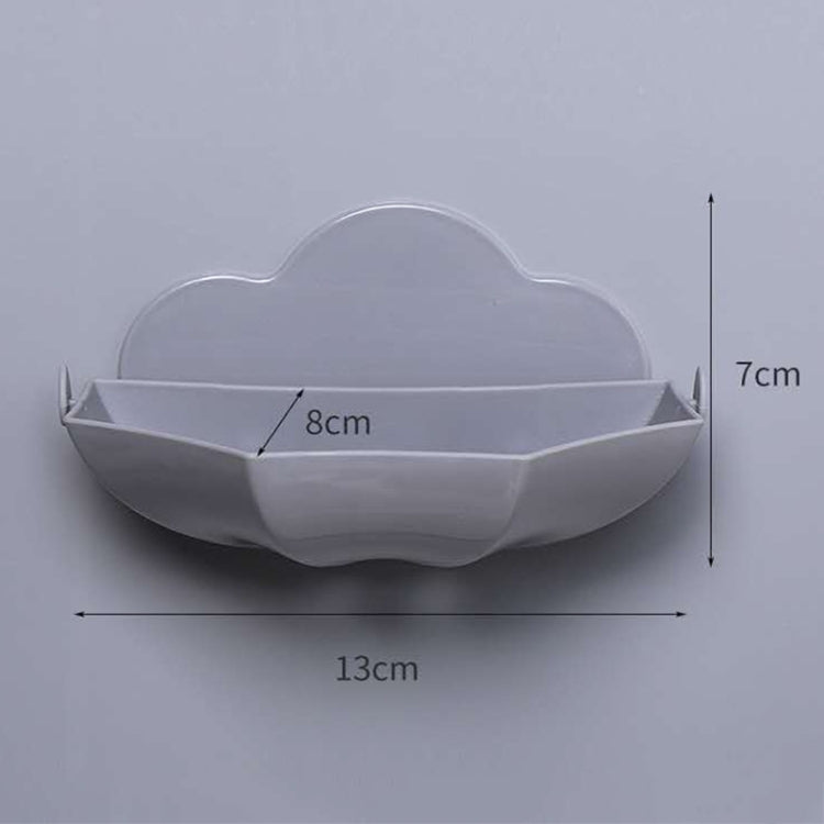 Cloud-shaped Soap Box Drain-free Wall-mounted Cute Soap Rack