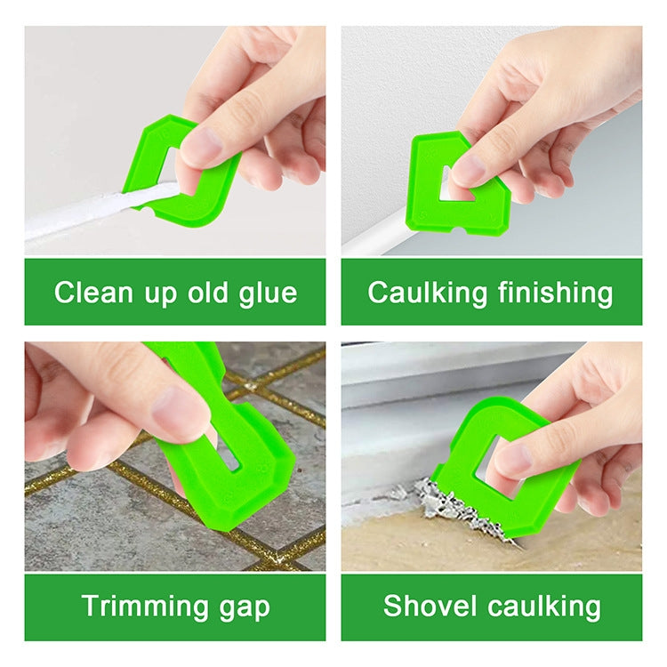 2sets Multifunctional Glue Scraper Silicone Seam Scraper