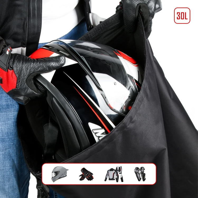 Outdoor Riding Motorcycle Helmet Bag Large Capacity Waterproof Combination Lock Storage Pack