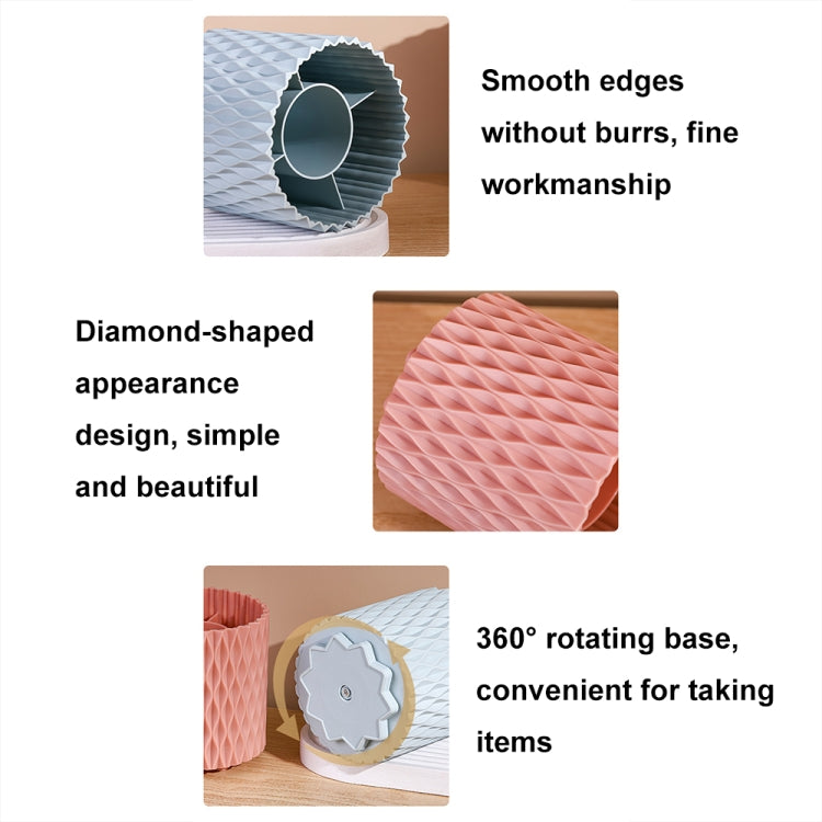 Desktop Rotating Makeup Brush Storage Box Multifunctional Office Pen Holder