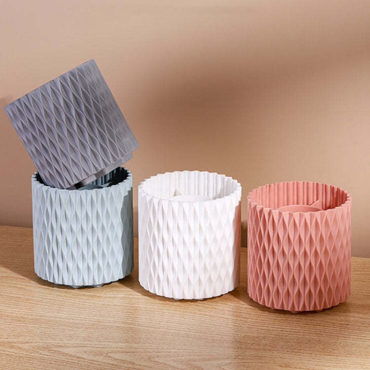 Desktop Rotating Makeup Brush Storage Box Multifunctional Office Pen Holder