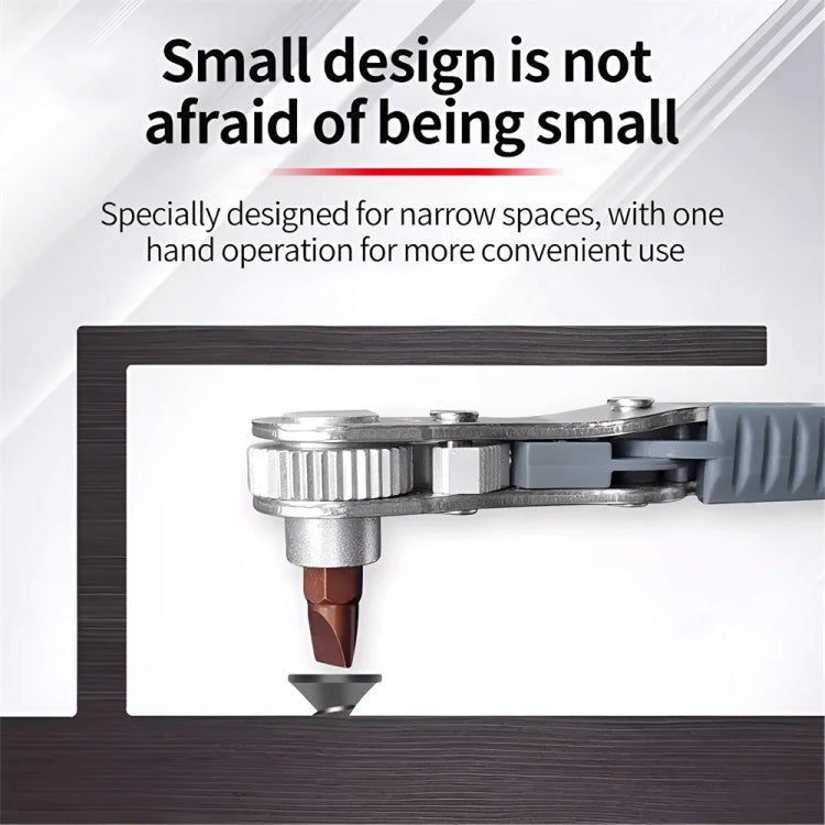 36-Tooth Bi-Directional Ratcheting Screwdriver Set With 4 Double-Ended Bits