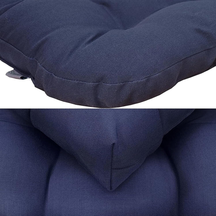 1pair 48 x 48cm Garden Patio Rattan Chair Waterproof Cushion Thick Soft Sofa Cushion