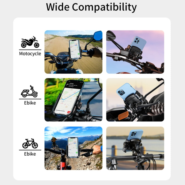 Kewig Electrical Bike Vigorously Clip Base Bracket Outdoor Cycling Cell Phone Navigation Holder