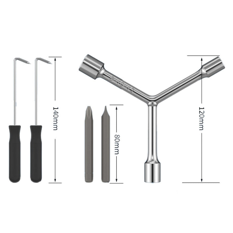 Boiler Washing Machine Disassembly Cleaning Repair Tools Multifunctional Screwdriver Trident Wrench