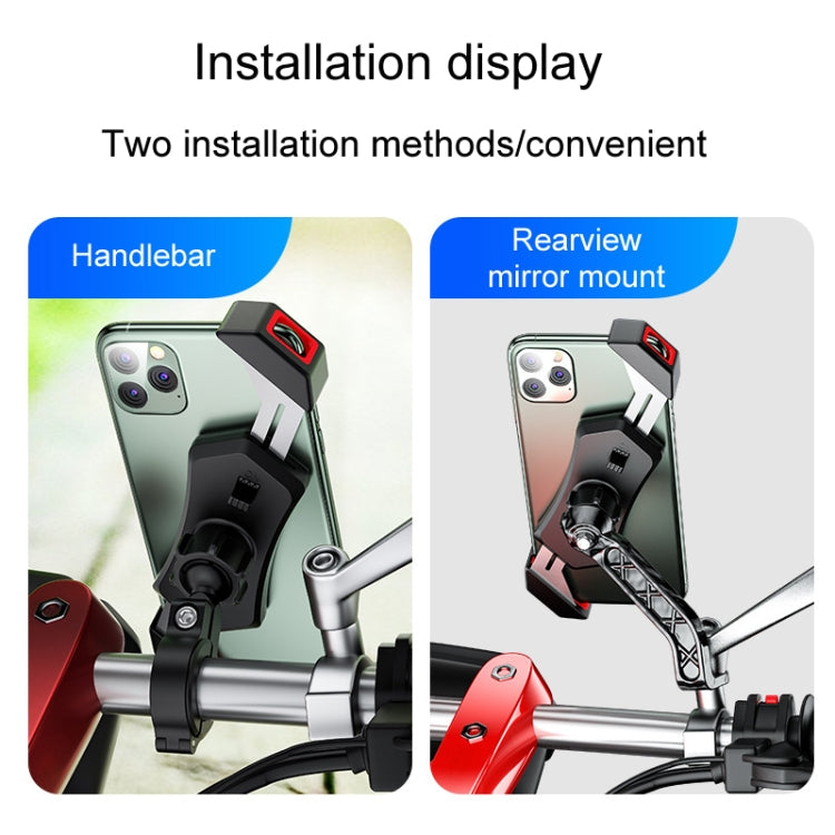 Kewig Bicycle 2 Claws Navigation Bracket Outdoor Cycling Cell Phone Holder With Safety Lock