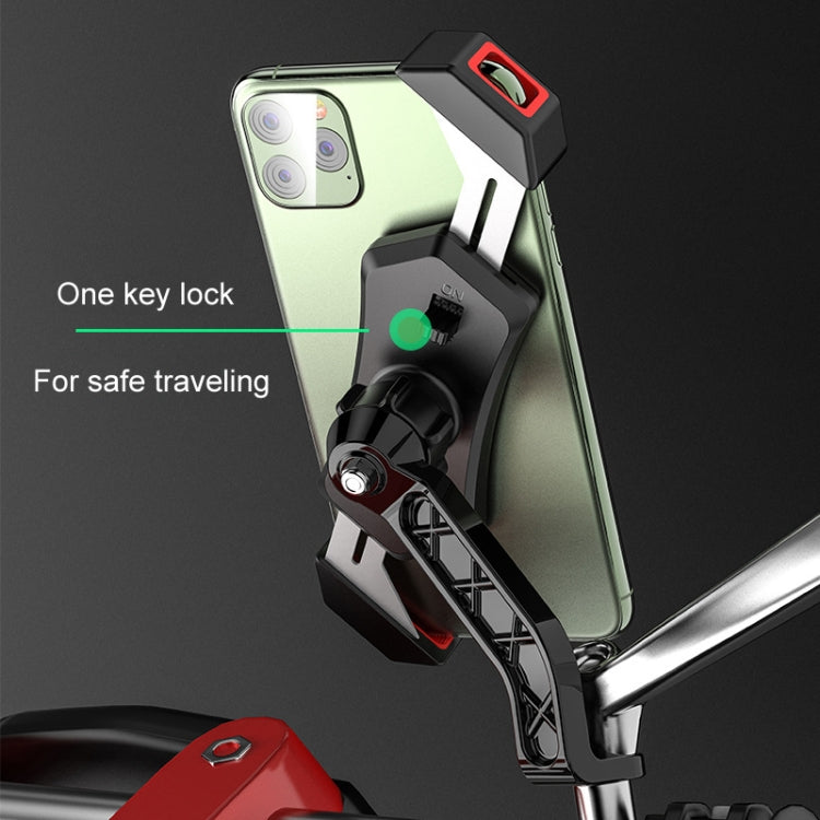 Kewig Bicycle 2 Claws Navigation Bracket Outdoor Cycling Cell Phone Holder With Safety Lock