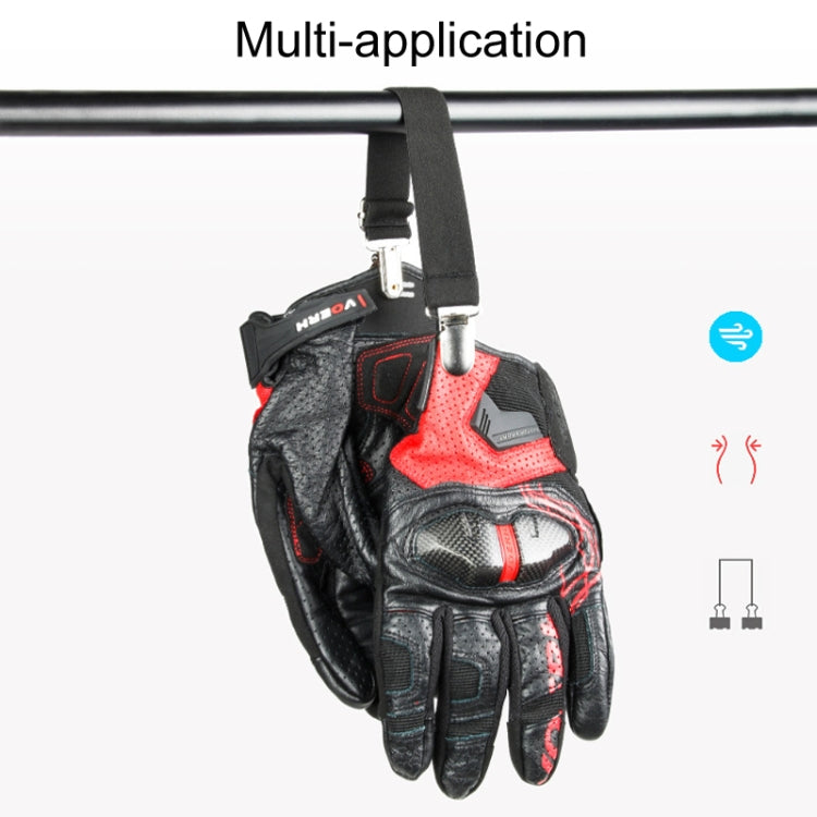 1pair Motorcycle Pant Leg Holder Multifunctional Portable Outdoor Riding Windproof Clip