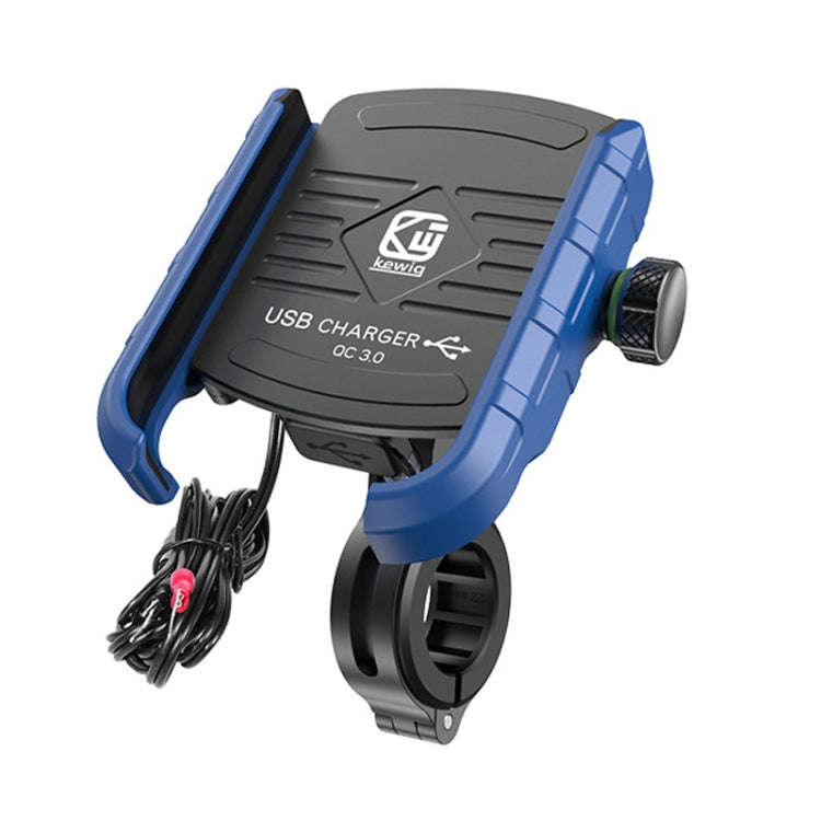 Kewig M8 Motorcycle Navigation Phone Holder Outdoor Riding Charging Bracket