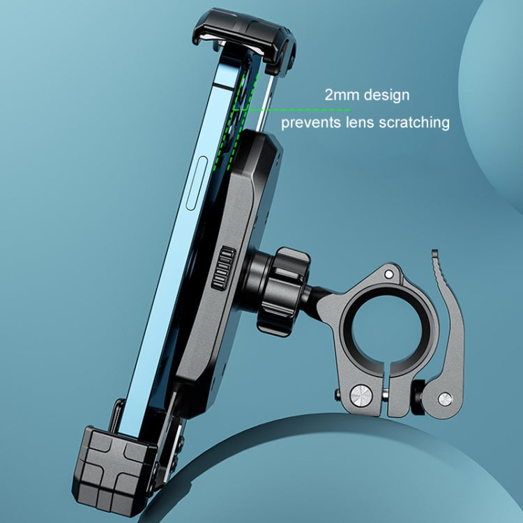 Kewig Motorcycle Heightened Navigation Bracket Outdoor Riding Anti-Theft Cell Phone Holder