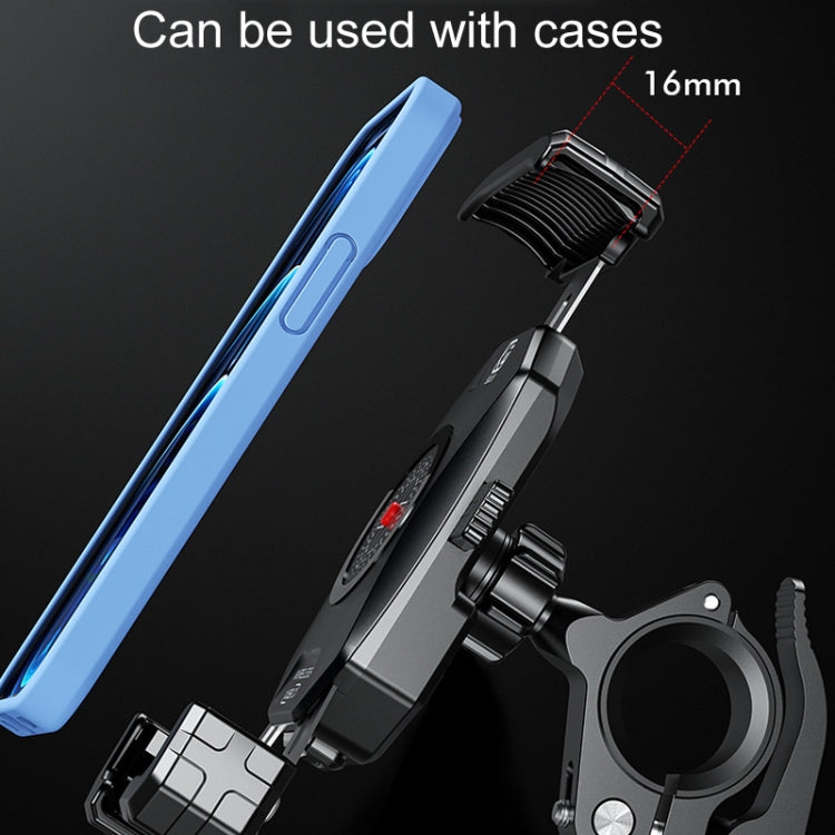 Kewig Motorcycle Heightened Navigation Bracket Outdoor Riding Anti-Theft Cell Phone Holder