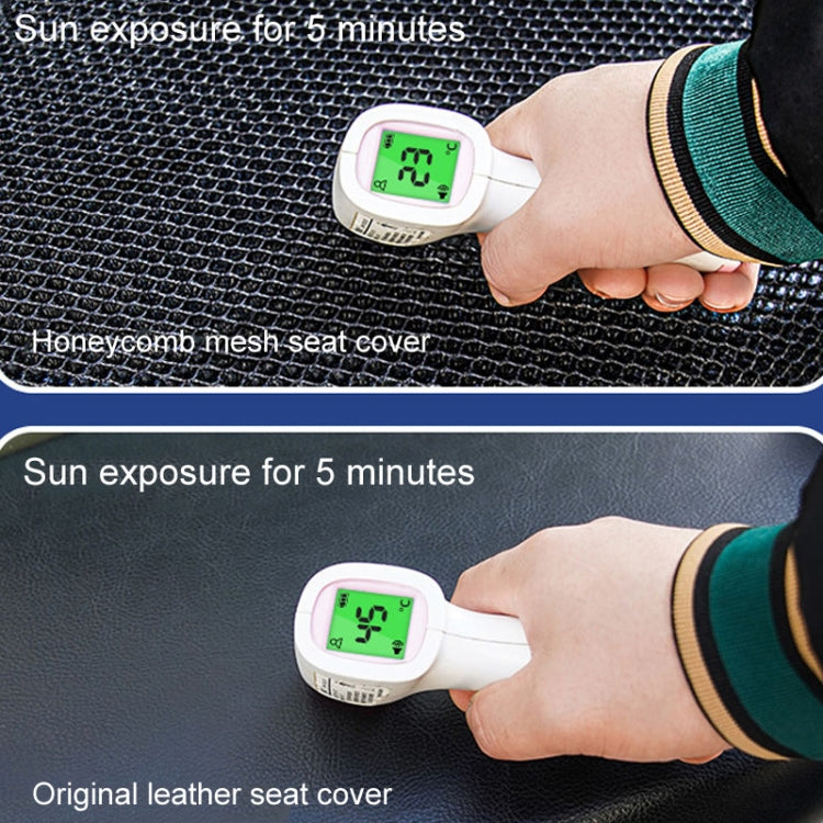 77x55cm Electrical Motorcycle Seat Cover Summer Breathable 3D Mesh Motorcycle Anti-Scald Cushion