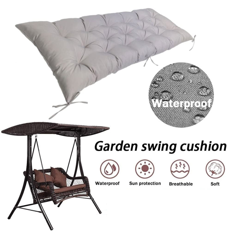 Outdoor Bench Waterproof Sunscreen Thickened Soft Cushion