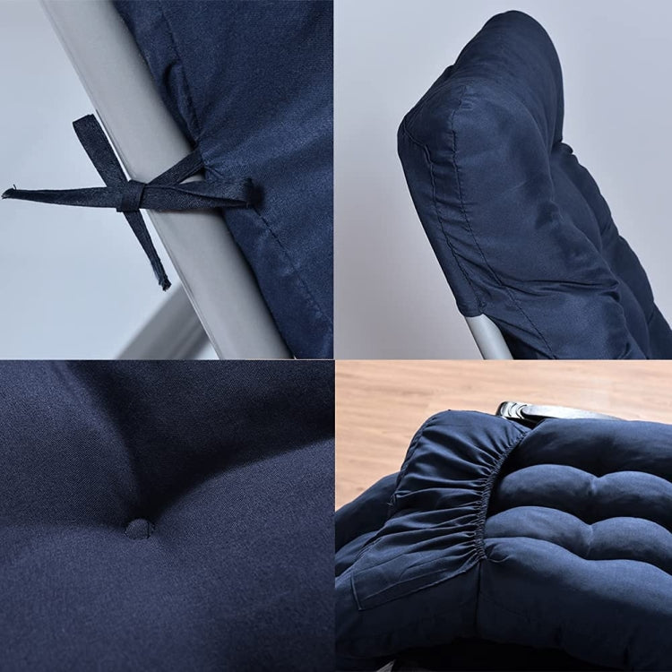 170x53x8cm Thickened Slip-on Home Recliner Cushion Garden Rocking Chair Cushion