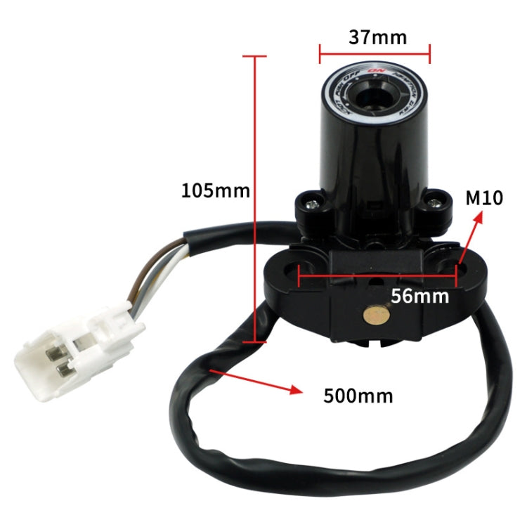 For Kawasaki Z1000SX 2011-2016 Motorcycle Lock Ignition Switch Fuel Tank Cap