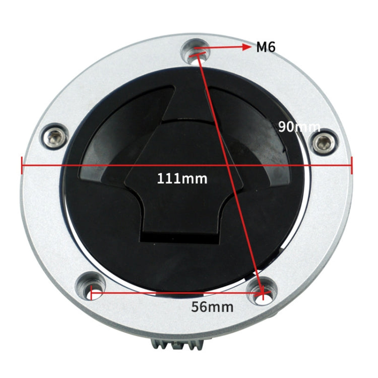 For Kawasaki ZX-6R/Z1000 Lock Ignition Fuel Tank Cap Set