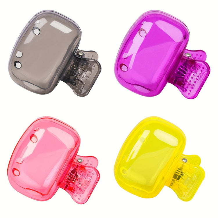 4pcs Toothbrush Storage Clip Toothbrush Protective Cap Portable Plastic Toothbrush Box