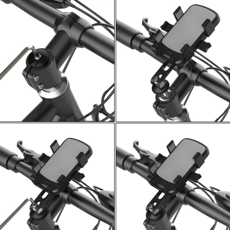 Mountain Road Bicycle Phone Holder Aluminum Alloy Cycling Navigation Bracket