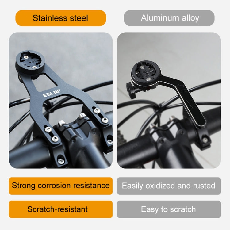 ESLNF Mountain Bike Yardstick Stand Lights Base Outdoor Riding Stainless Steel Stand