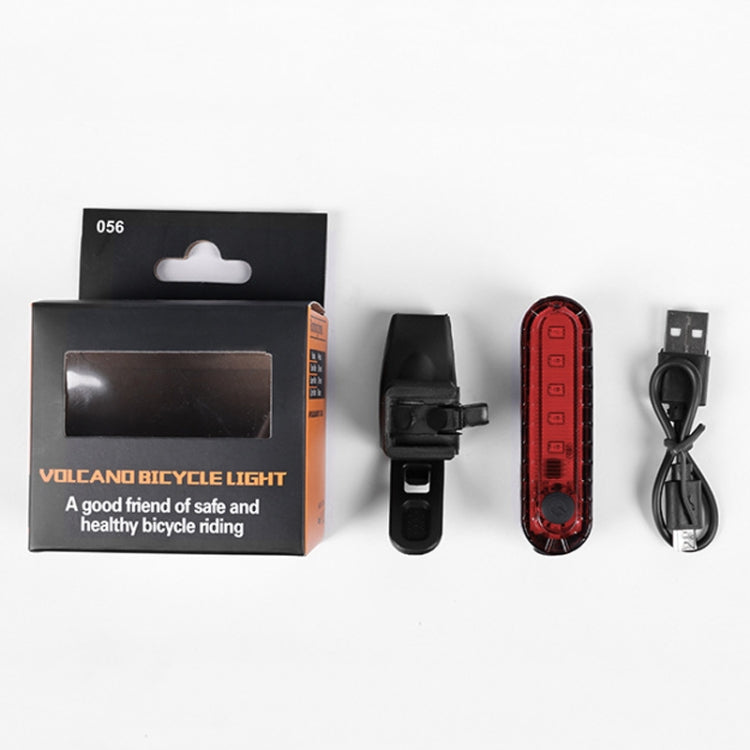 Mountain Bike Night Riding Warning Lamp Bicycle USB Charging Tail Light