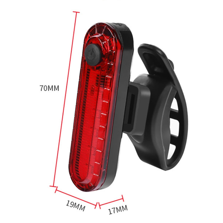 Mountain Bike Night Riding Warning Lamp Bicycle USB Charging Tail Light