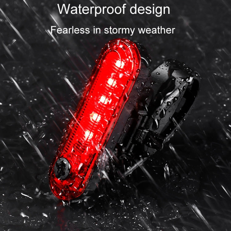 Mountain Bike Night Riding Warning Lamp Bicycle USB Charging Tail Light