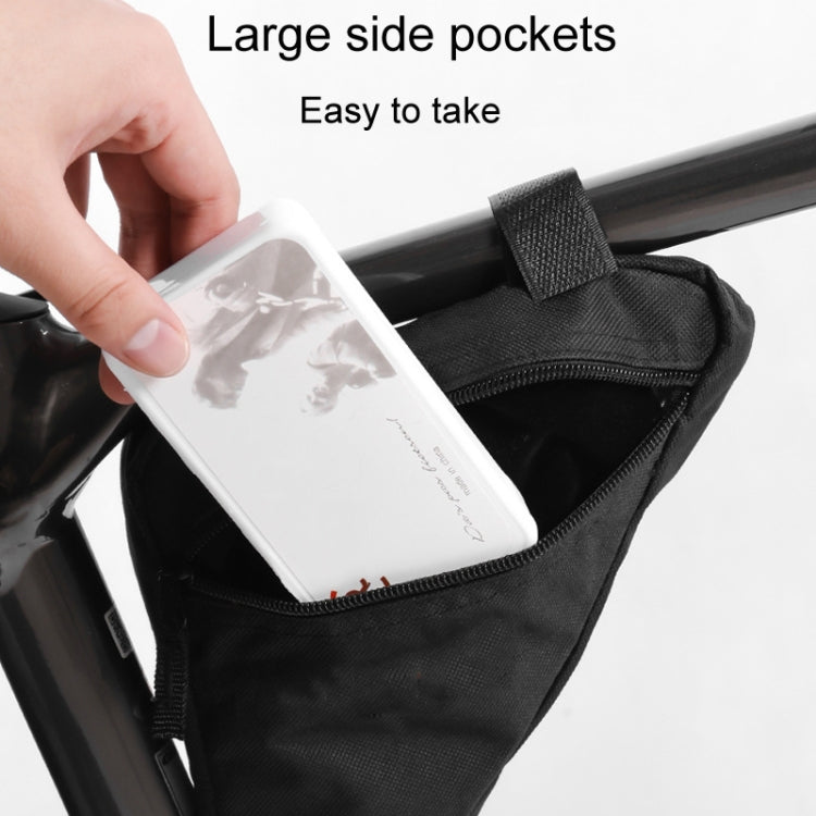 Large Capacity Bicycle Saddle Bag Outdoor Riding Triangle Toolkit