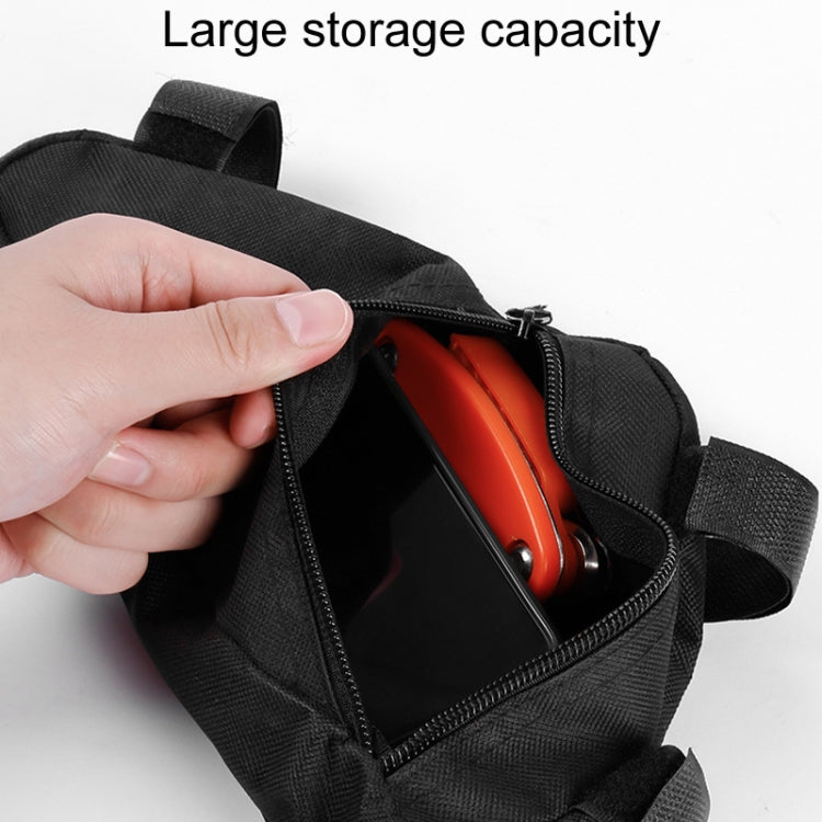 Large Capacity Bicycle Saddle Bag Outdoor Riding Triangle Toolkit
