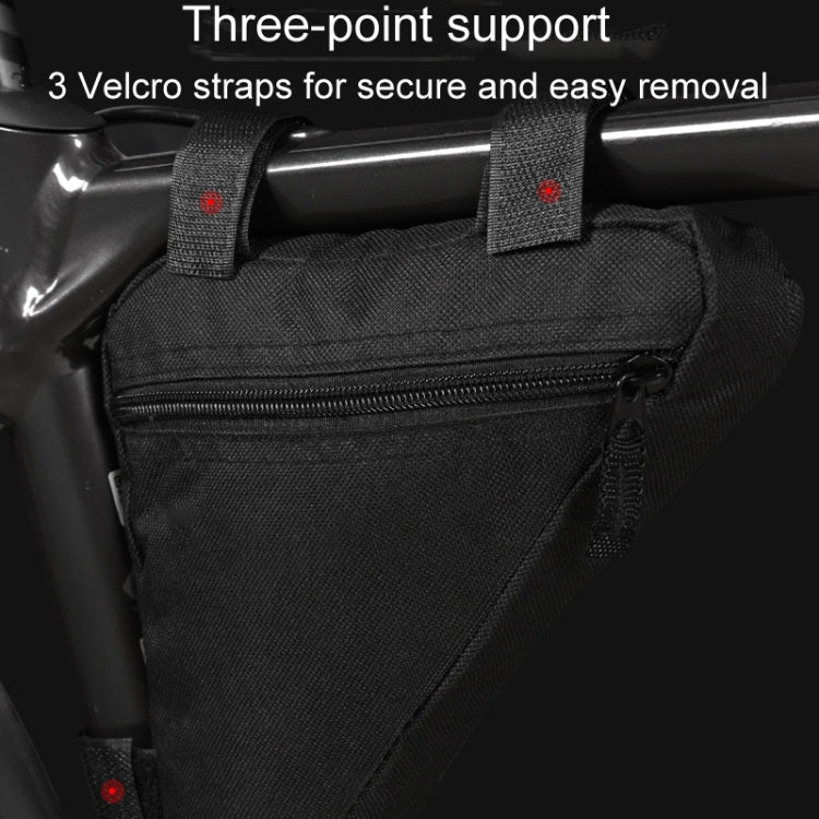 Large Capacity Bicycle Saddle Bag Outdoor Riding Triangle Toolkit