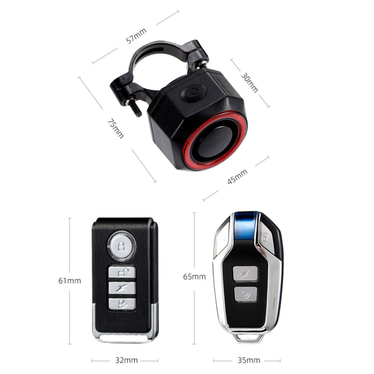Bicycle Smart Taillight Anti-theft Alarm Brake Warning Light