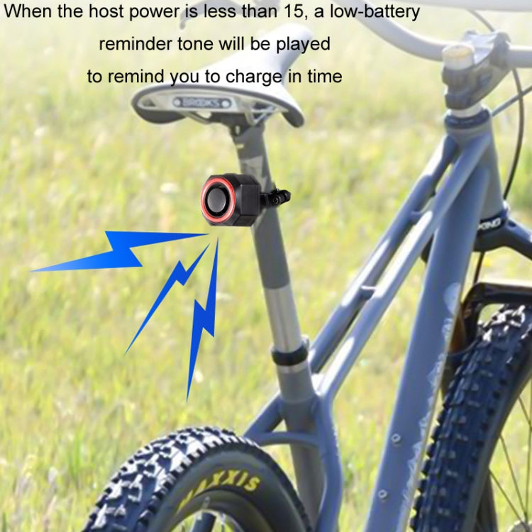 Bicycle Smart Taillight Anti-theft Alarm Brake Warning Light