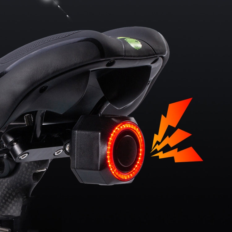 Bicycle Smart Taillight Anti-theft Alarm Brake Warning Light